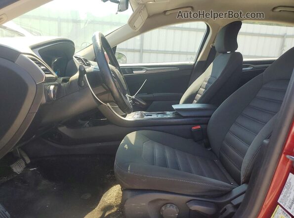 3FA6P0G78HR139464 2017 FORD FUSION Maroon წინა სალონის ხედი