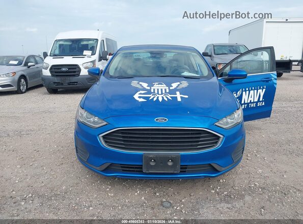 3FA6P0G78LR196708 2020 FORD FUSION Blue Vista frontal