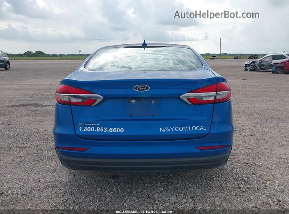 3FA6P0G78LR196708 2020 FORD FUSION Blue 