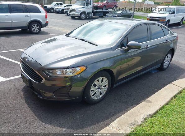 3FA6P0G78LR196742 2020 FORD FUSION Gray Vista tres cuartos delantera izquierda