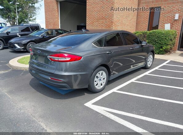 3FA6P0G78LR196742 2020 FORD FUSION Gray Trasero derecho