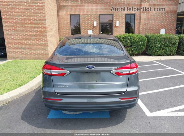 3FA6P0G78LR196742 2020 FORD FUSION Gray 