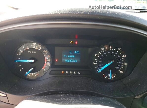 3FA6P0G79HR328530 2017 FORD FUSION White ხელსაწყოთა პანელის ხედი