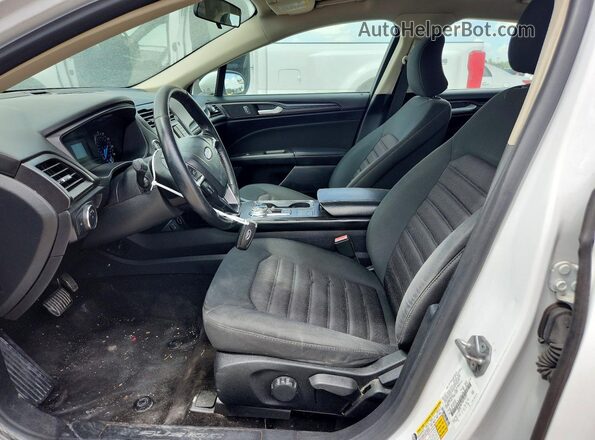 3FA6P0G79JR193572 2018 FORD FUSION White წინა სალონის ხედი
