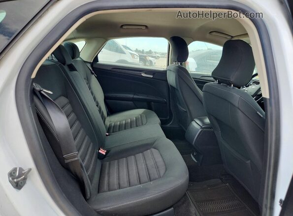 3FA6P0G79JR193572 2018 FORD FUSION White უკანა სავარძლების ხედი