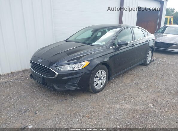 3FA6P0G79LR265549 2020 FORD FUSION Black Առջևի ձախ երեք քառորդ տեսարան