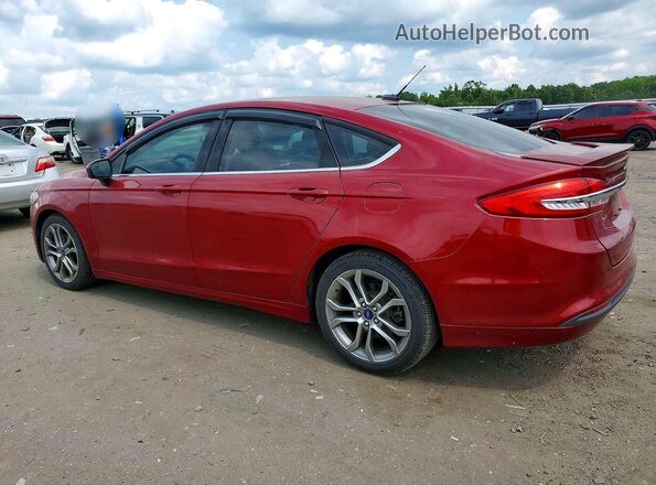 3FA6P0G7XHR107745 2017 FORD FUSION Красный Задняя левая четверть