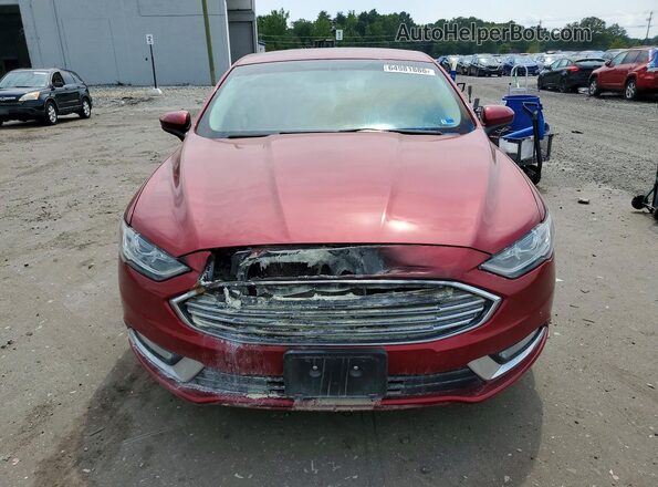 3FA6P0G7XHR107745 2017 FORD FUSION Красный Вид спереди