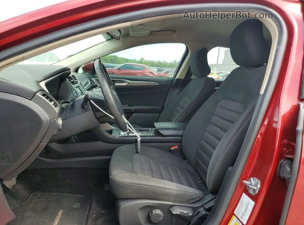 3FA6P0G7XHR107745 2017 FORD FUSION Красный Вид салона спереди