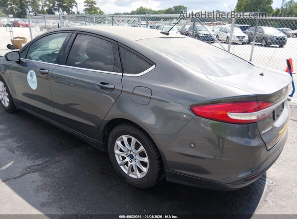 3FA6P0G7XJR273379 2018 FORD FUSION Gray Tył lewy