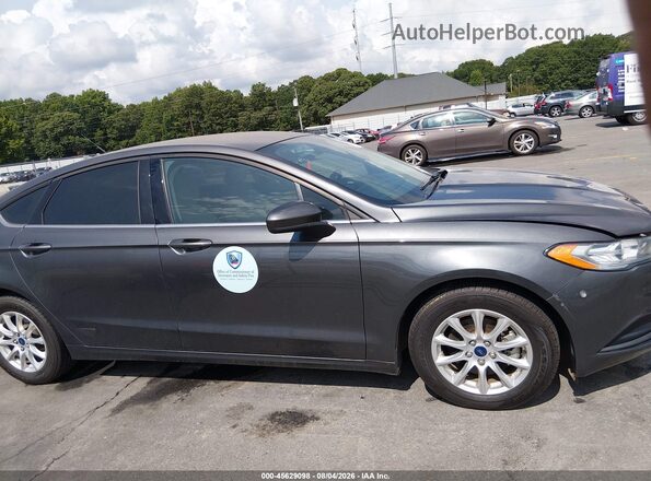 3FA6P0G7XJR273379 2018 FORD FUSION Gray Widok wnętrza z tyłu