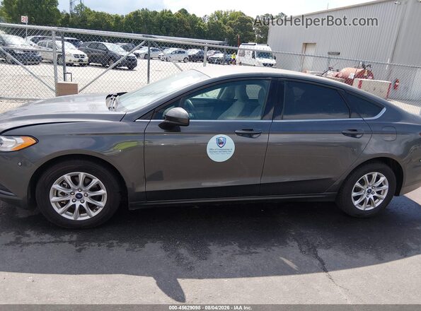 3FA6P0G7XJR273379 2018 FORD FUSION Gray Widok wnętrza 360 stopni