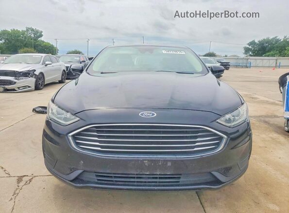 3FA6P0G7XKR231439 2019 FORD FUSION Черный Вид спереди