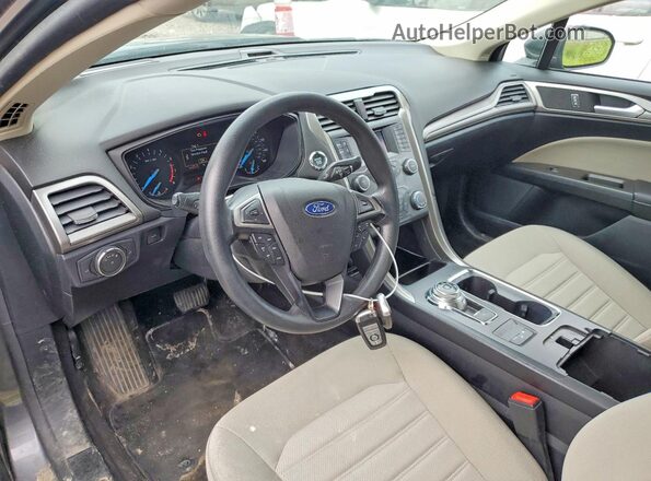 3FA6P0G7XLR142682 2020 FORD FUSION Gray Widok deski rozdzielczej