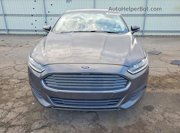 3FA6P0H70GR129248 2016 FORD FUSION Серый Вид спереди