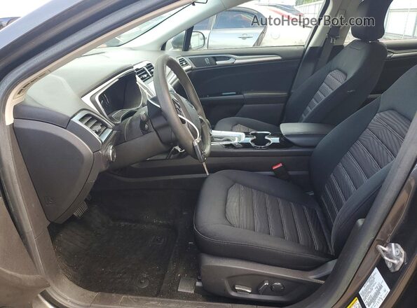 3FA6P0H70GR129248 2016 FORD FUSION Серый Вид салона спереди
