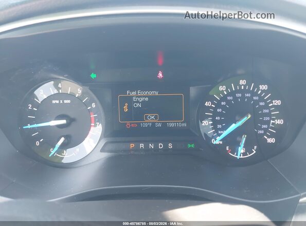 3FA6P0H70GR166204 2016 FORD FUSION Черный Вид задних сидений