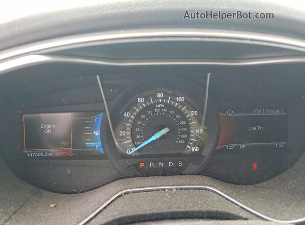 3FA6P0H70GR239636 2016 FORD FUSION Silver Widok zestawu wskaźników