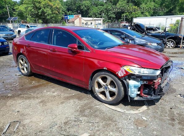 3FA6P0H70GR242522 2016 FORD FUSION Burgundy წინა მარჯვენა