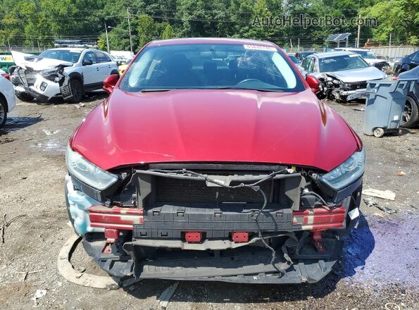 3FA6P0H70GR242522 2016 FORD FUSION Burgundy წინა ხედი