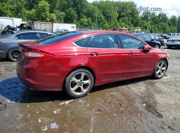 3FA6P0H70GR242522 2016 FORD FUSION Burgundy უკანა მარჯვენა