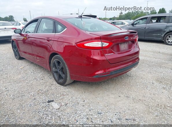 3FA6P0H70GR299867 2016 FORD FUSION Red Rear left
