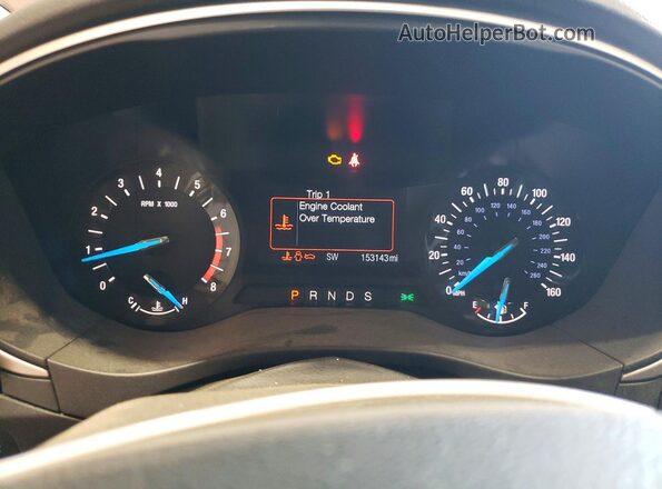 3FA6P0H70GR315212 2016 FORD FUSION Maroon Vista del cuadro de instrumentos
