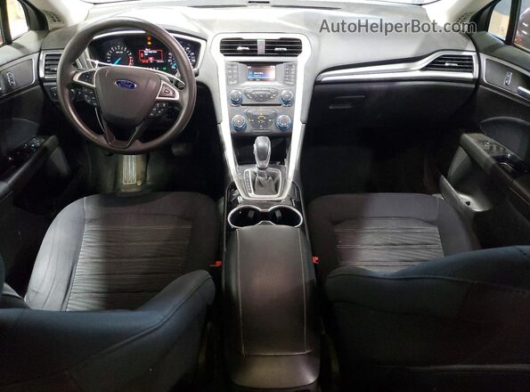 3FA6P0H70GR315212 2016 FORD FUSION Maroon Vista del salpicadero