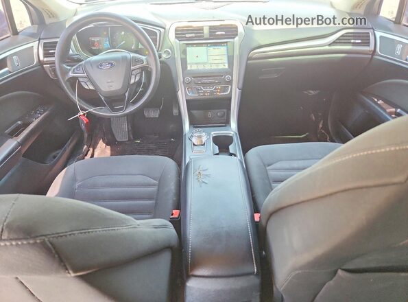 3FA6P0H70HR229576 2017 FORD FUSION Blue Widok deski rozdzielczej