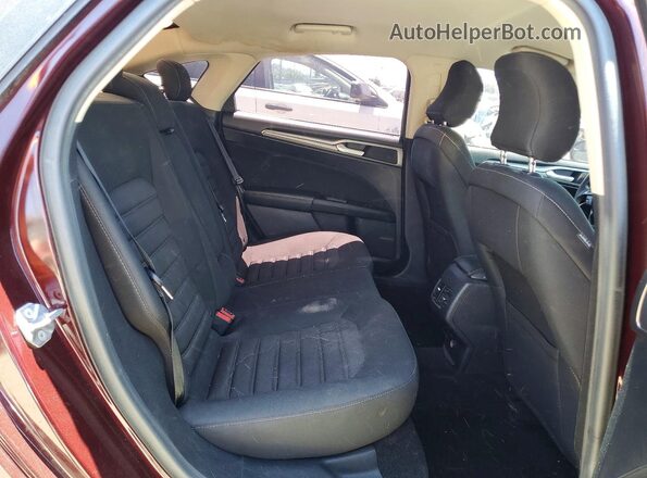 3FA6P0H70HR373354 2017 FORD FUSION Red Հետևի նստատեղերի տեսք