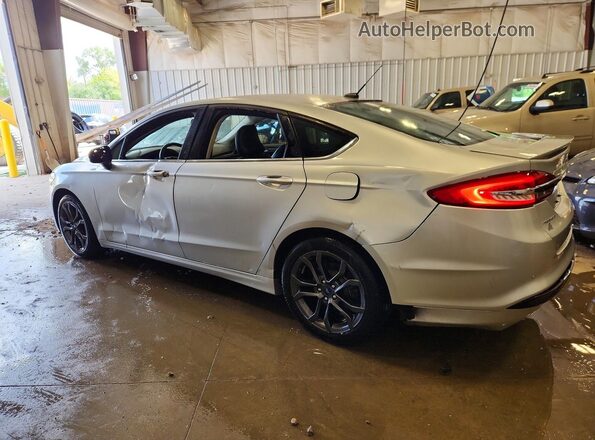 3FA6P0H70JR107922 2018 FORD FUSION Silver Задня ліва чверть