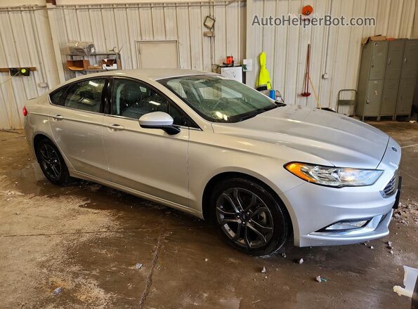 3FA6P0H70JR107922 2018 FORD FUSION Silver Передня права чверть