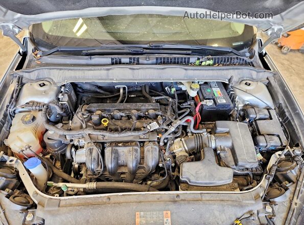 3FA6P0H70JR107922 2018 FORD FUSION Silver Вид задньої частини салону