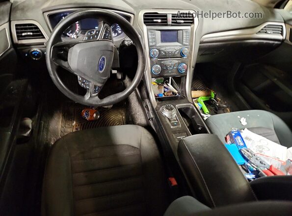 3FA6P0H70JR254208 2018 FORD FUSION Gray Вид панелі приладів