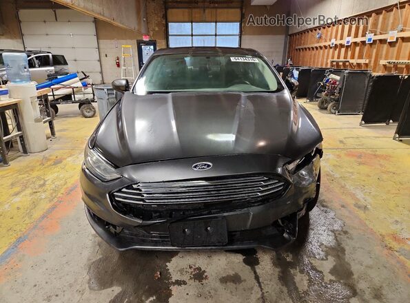 3FA6P0H70JR254208 2018 FORD FUSION Gray Вид спереду