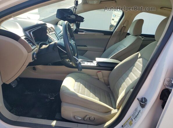3FA6P0H70LR242501 2020 FORD FUSION White წინა სალონის ხედი