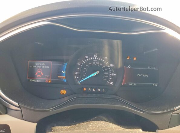 3FA6P0H70LR242501 2020 FORD FUSION White ხელსაწყოთა პანელის ხედი