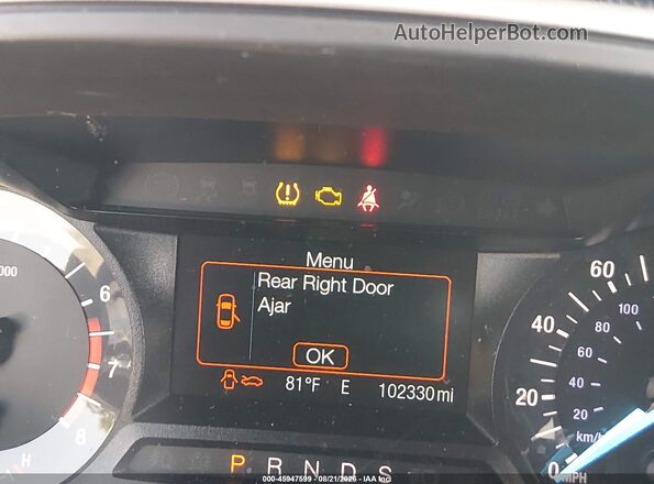 3FA6P0H71GR118324 2016 FORD FUSION Black Vista de los asientos traseros