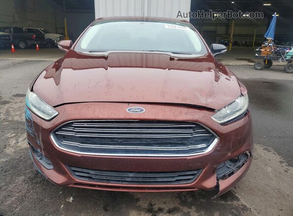 3FA6P0H71GR170245 2016 FORD FUSION Brown Вид спереду