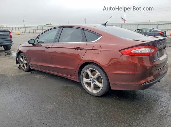 3FA6P0H71GR170245 2016 FORD FUSION Brown Задня ліва чверть