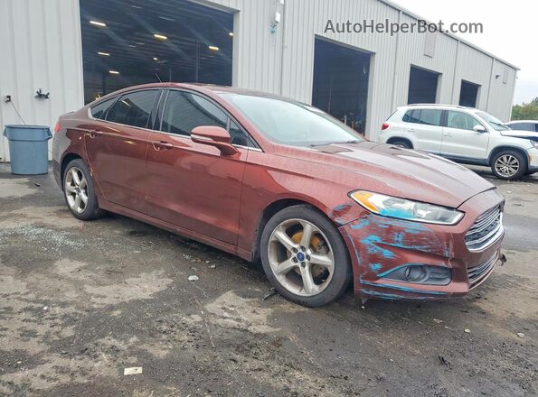 3FA6P0H71GR170245 2016 FORD FUSION Brown Передня права чверть