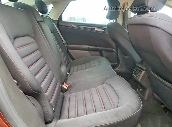 3FA6P0H71GR170245 2016 FORD FUSION Brown Вид задніх сидінь