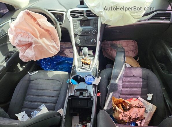 3FA6P0H71GR185733 2016 FORD FUSION Черный Вид панели приборов