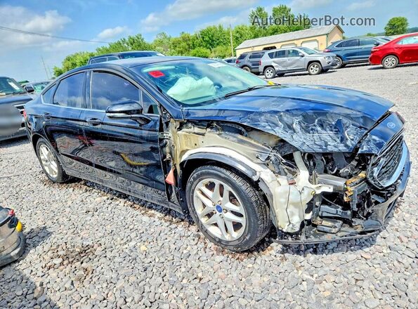 3FA6P0H71GR185733 2016 FORD FUSION Черный Передняя правая четверть