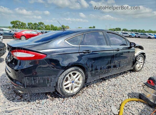 3FA6P0H71GR185733 2016 FORD FUSION Черный Задняя правая четверть