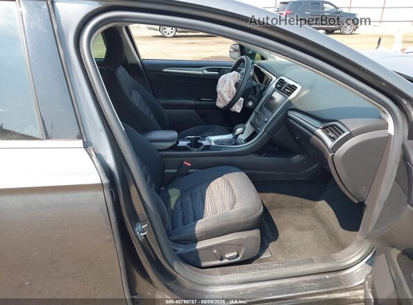 3FA6P0H71GR202370 2016 FORD FUSION Серый Вид салона спереди
