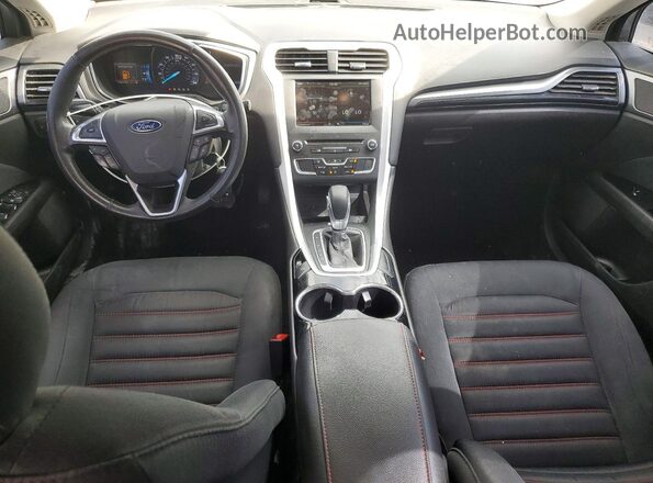 3FA6P0H71GR206449 2016 FORD FUSION White Widok deski rozdzielczej
