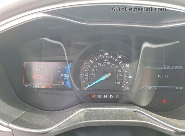 3FA6P0H71GR206449 2016 FORD FUSION White Widok zestawu wskaźników