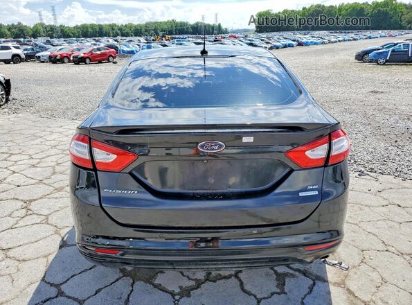 3FA6P0H71GR266439 2016 FORD FUSION Black Rear view