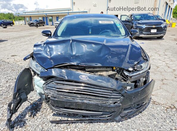 3FA6P0H71GR266439 2016 FORD FUSION Black Front view